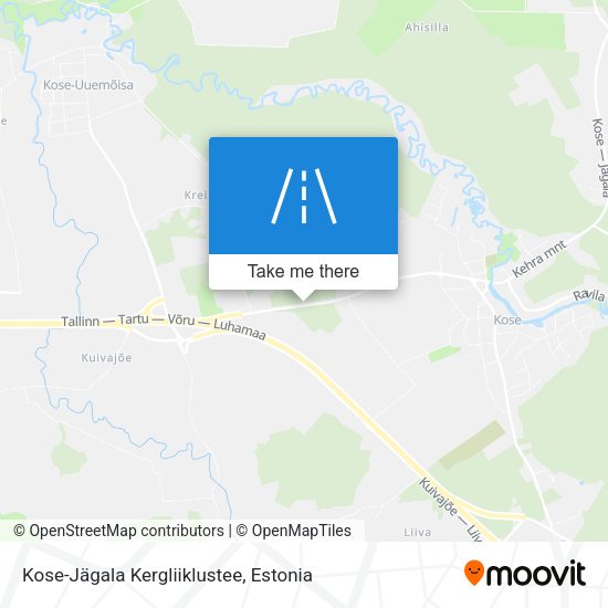 Kose-Jägala Kergliiklustee map