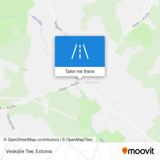 Карта Veskijõe Tee