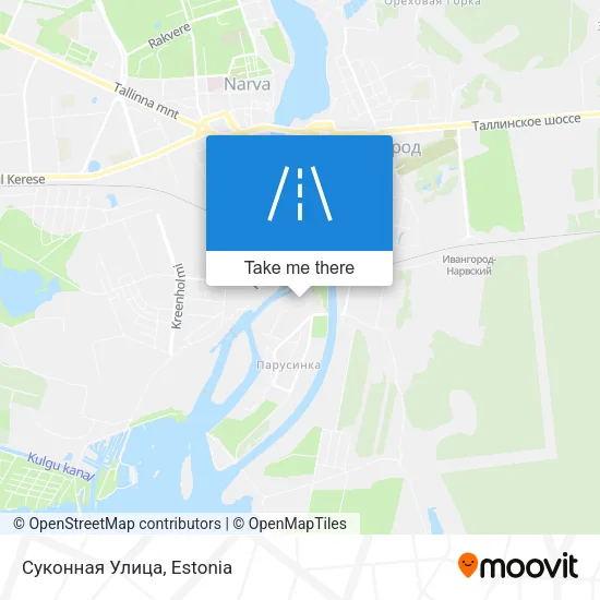 Карта Суконная Улица