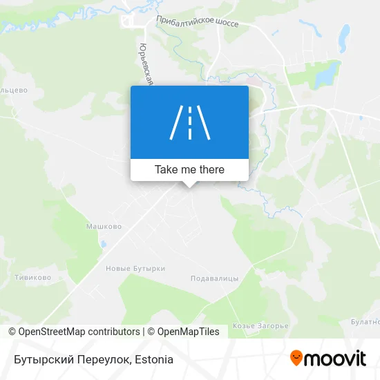 Карта Бутырский Переулок