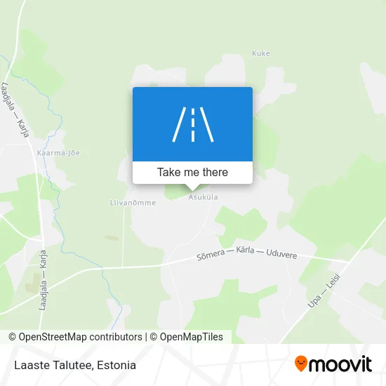 Карта Laaste Talutee