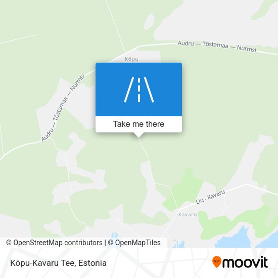 Kõpu-Kavaru Tee map