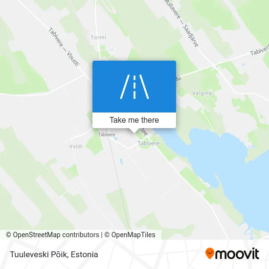 Карта Tuuleveski Põik