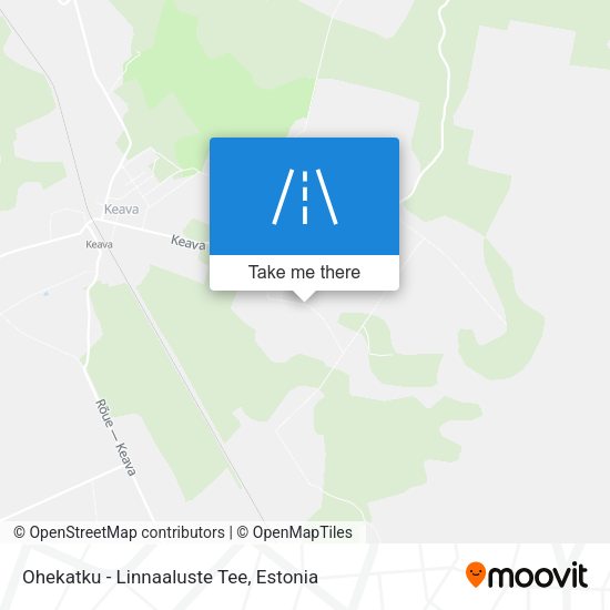 Ohekatku - Linnaaluste Tee map