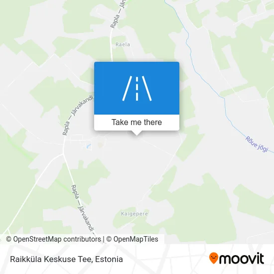 Карта Raikküla Keskuse Tee