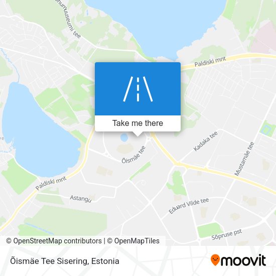 Карта Õismäe Tee Sisering