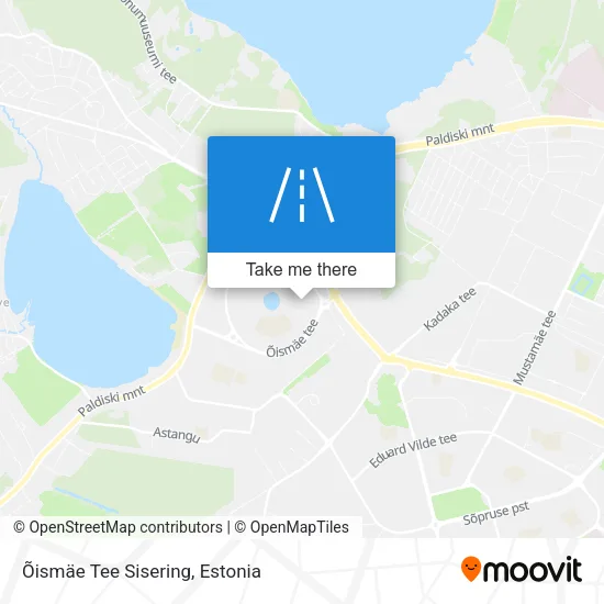 Карта Õismäe Tee Sisering