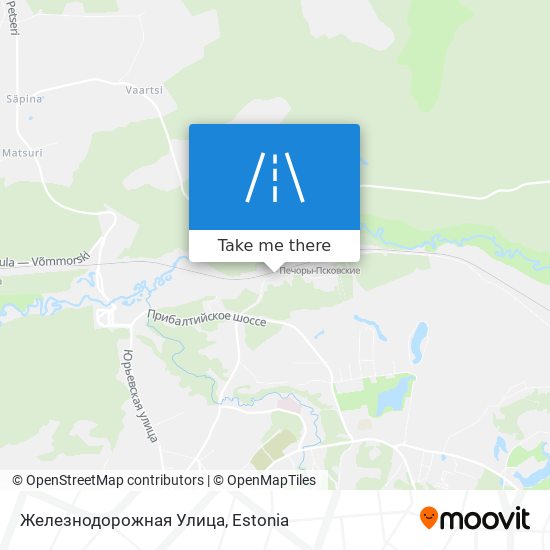 Карта Железнодорожная Улица