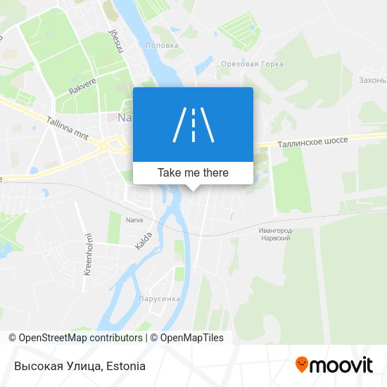 Карта Высокая Улица