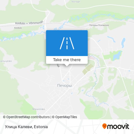 Карта Улица Калеви