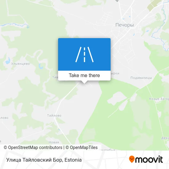 Улица Тайловский Бор map