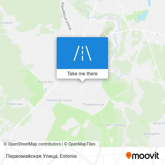 Карта Первомайская Улица