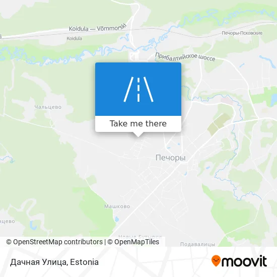 Карта Дачная Улица