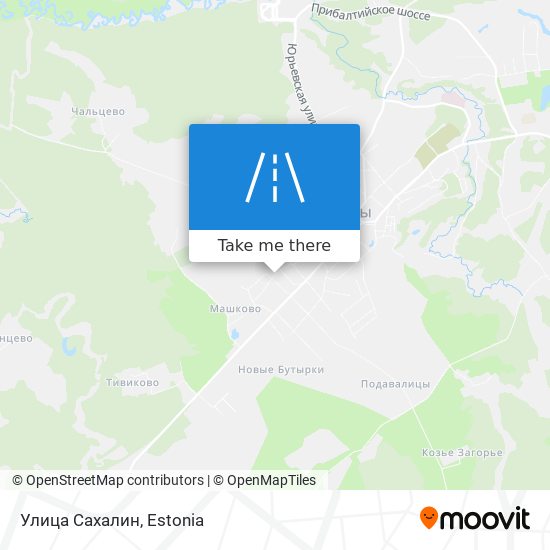 Улица Сахалин map