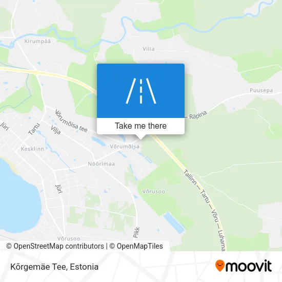 Карта Kõrgemäe Tee