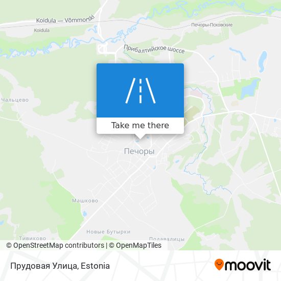 Прудовая Улица map