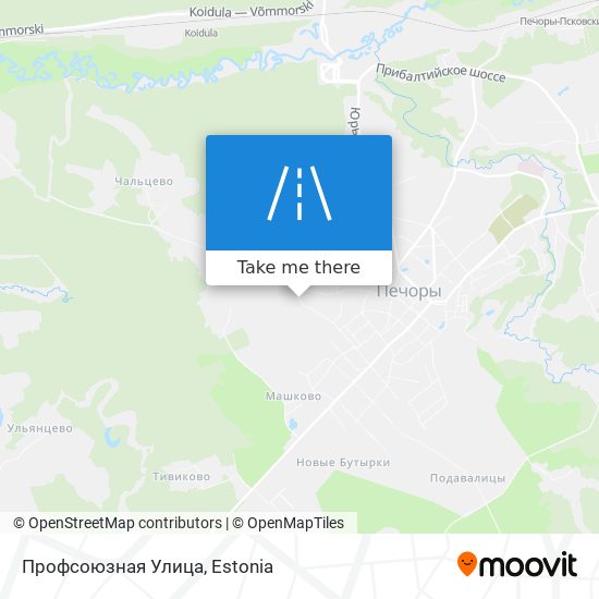 Карта Профсоюзная Улица