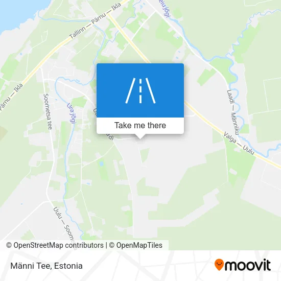 Карта Männi Tee