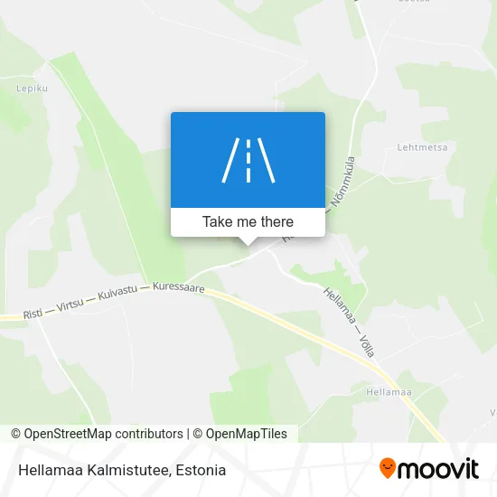 Карта Hellamaa Kalmistutee