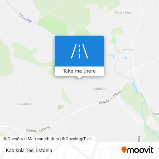 Карта Käbiküla Tee
