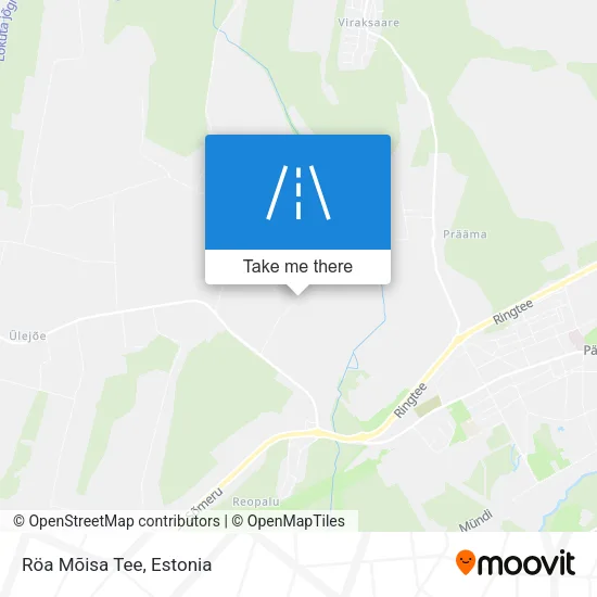 Карта Röa Mõisa Tee