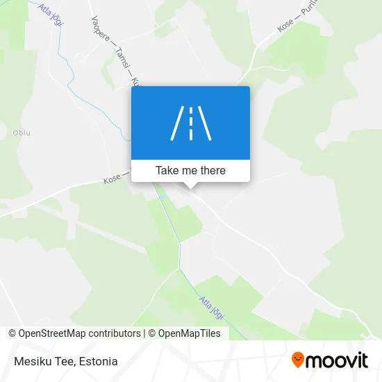 Карта Mesiku Tee