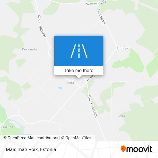 Maisimäe Põik map