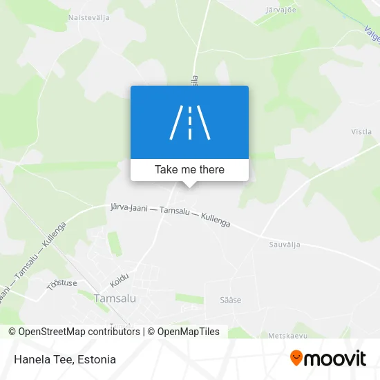 Hanela Tee map
