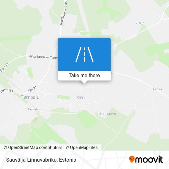 Sauvälja-Linnuvabriku map
