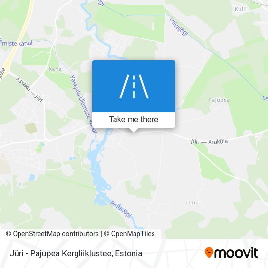 Jüri - Pajupea Kergliiklustee map
