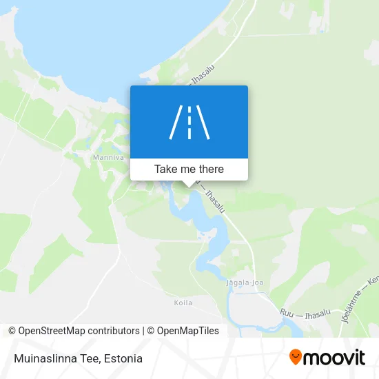 Карта Muinaslinna Tee