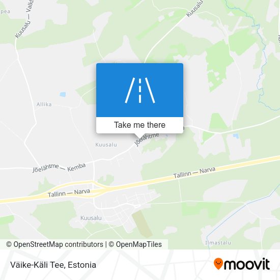 Väike-Käli Tee map