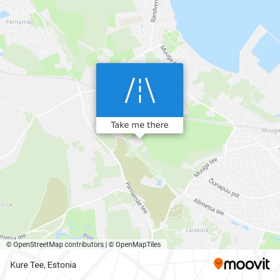 Kure Tee map