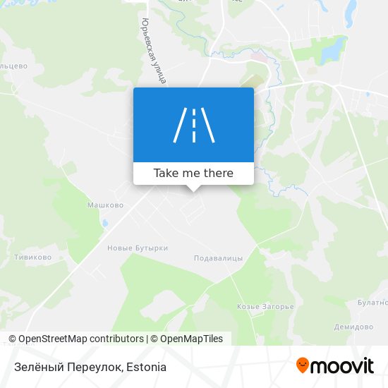 Зелёный Переулок map