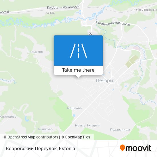 Верровский Переулок map