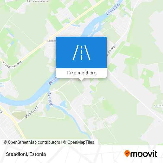 Карта Staadioni