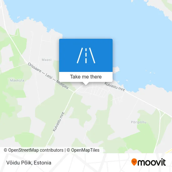 Карта Võidu Põik