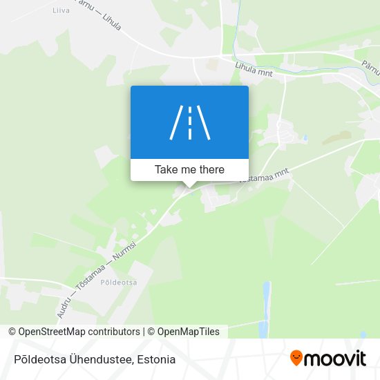 Põldeotsa Ühendustee map