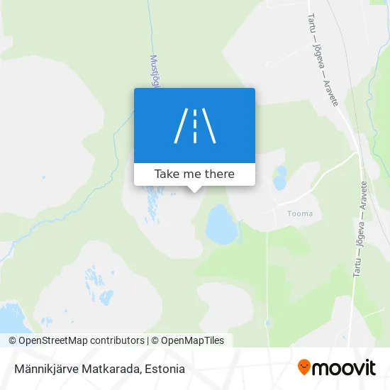Карта Männikjärve Matkarada
