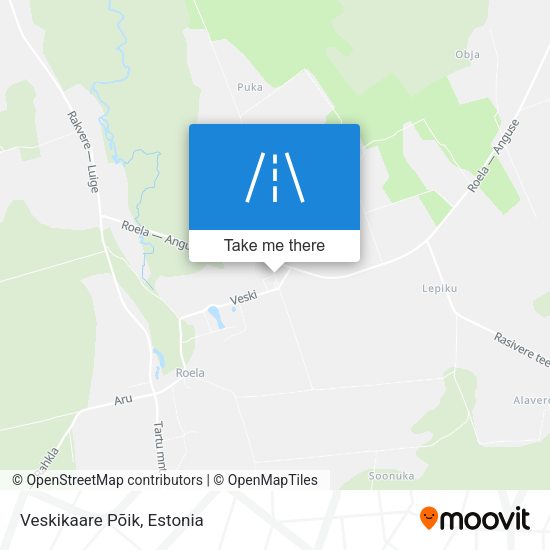 Карта Veskikaare Põik