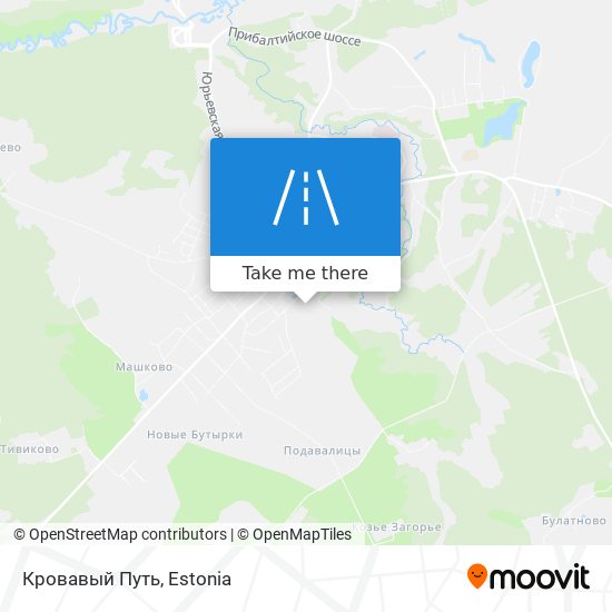 Кровавый Путь map