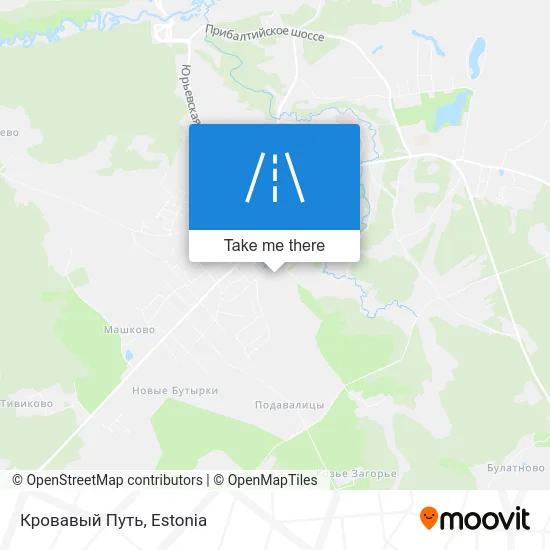 Кровавый Путь map