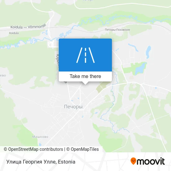 Карта Улица Георгия Улле