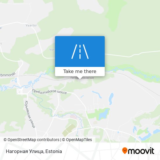 Нагорная Улица map