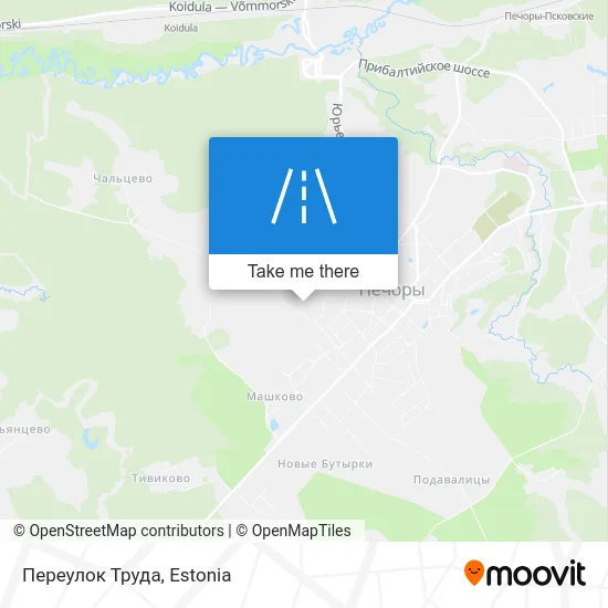 Карта Переулок Труда