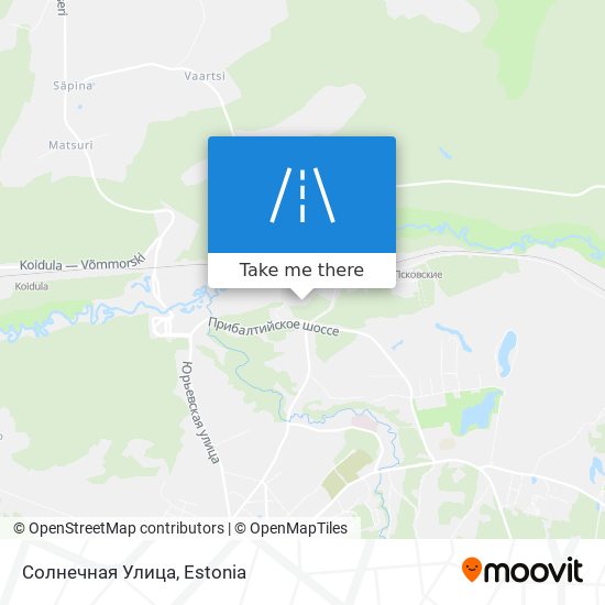 Солнечная Улица map