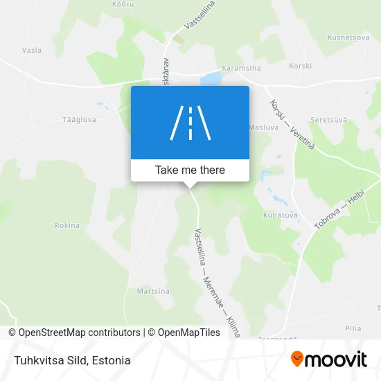 Карта Tuhkvitsa Sild
