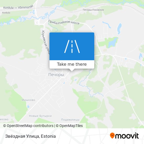 Звёздная Улица map