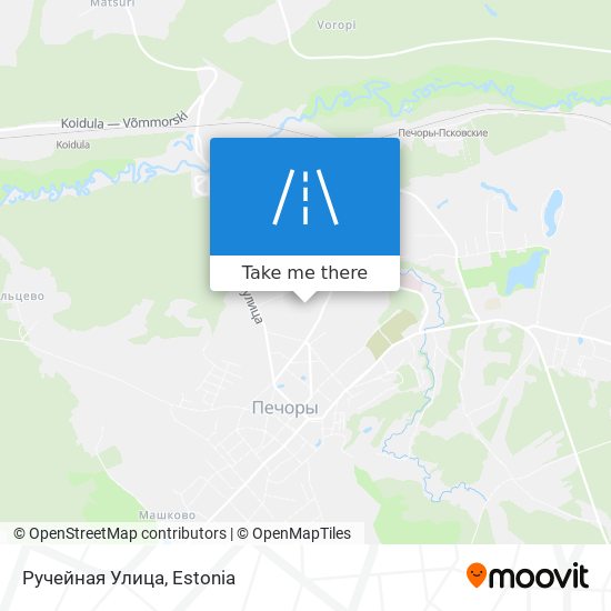 Ручейная Улица map