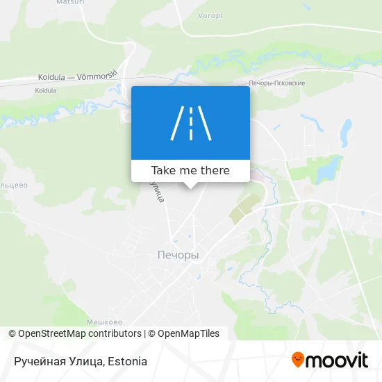 Карта Ручейная Улица